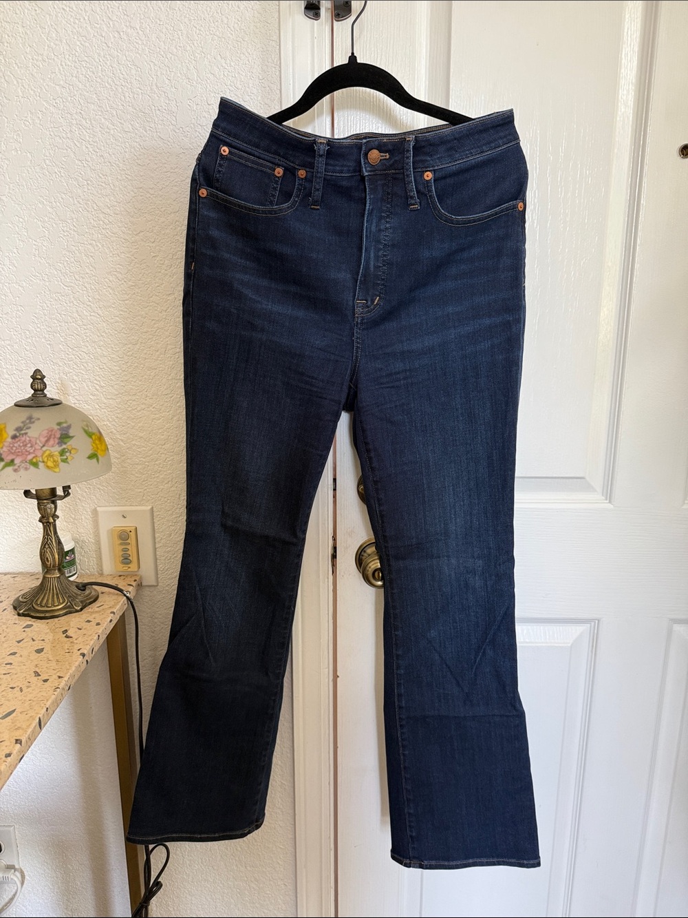 Madewell Dark Blue Boot Cut Jeans